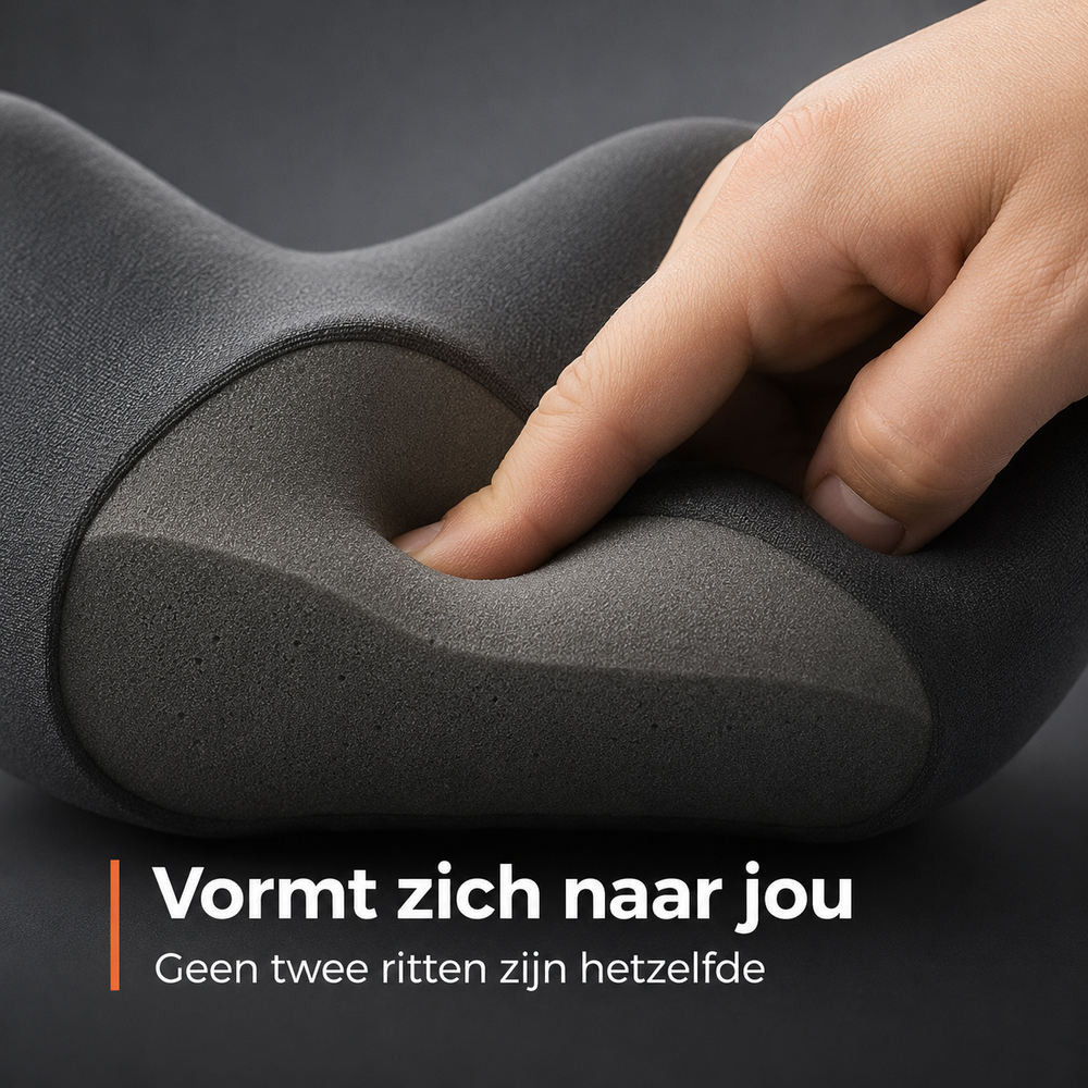 Nek- en Rugkussenset Memory Foam - Voor volledige rust en ontspanning tijdens elke autorit