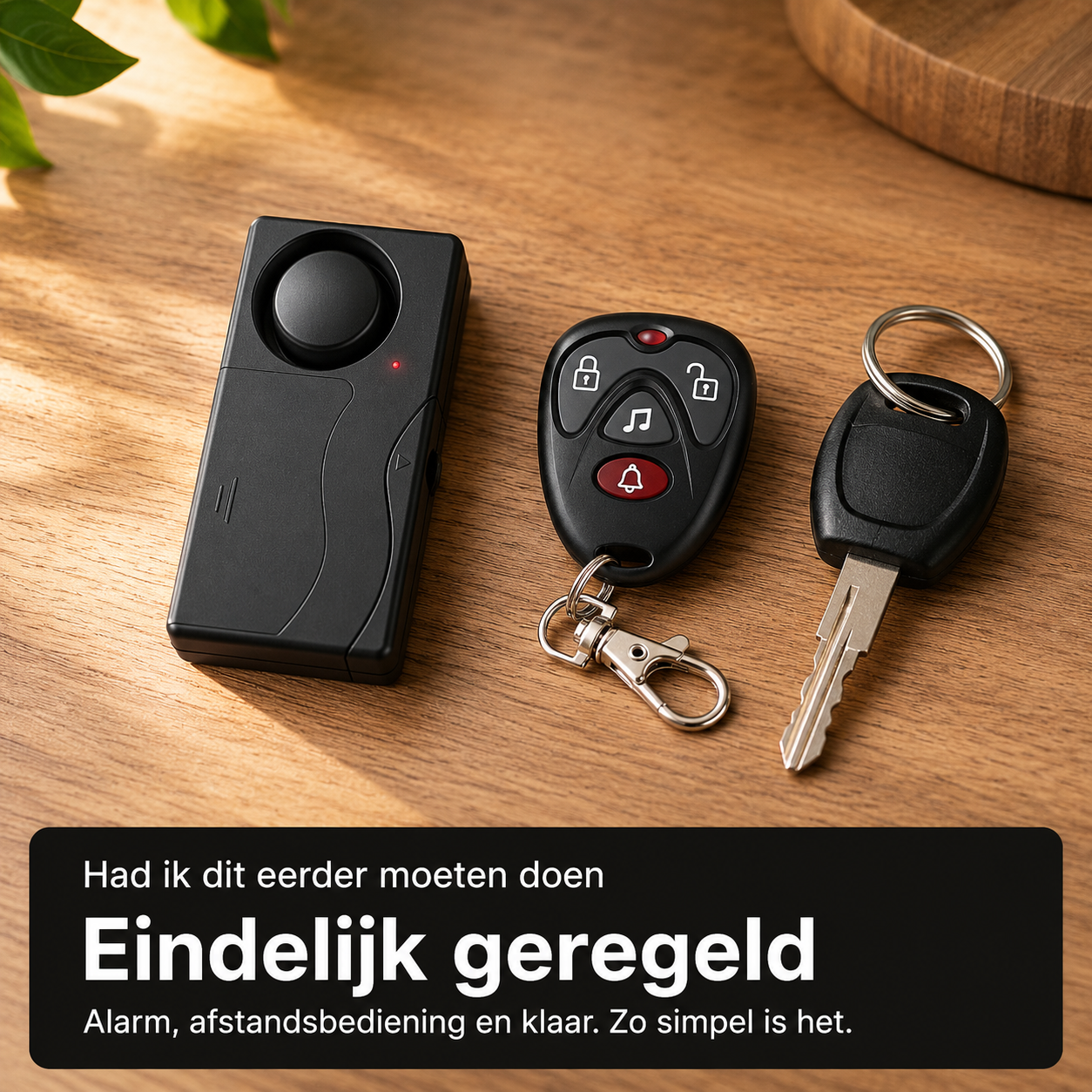 Wireless Car Alarm - Sleep soundly, knowing your car is protected