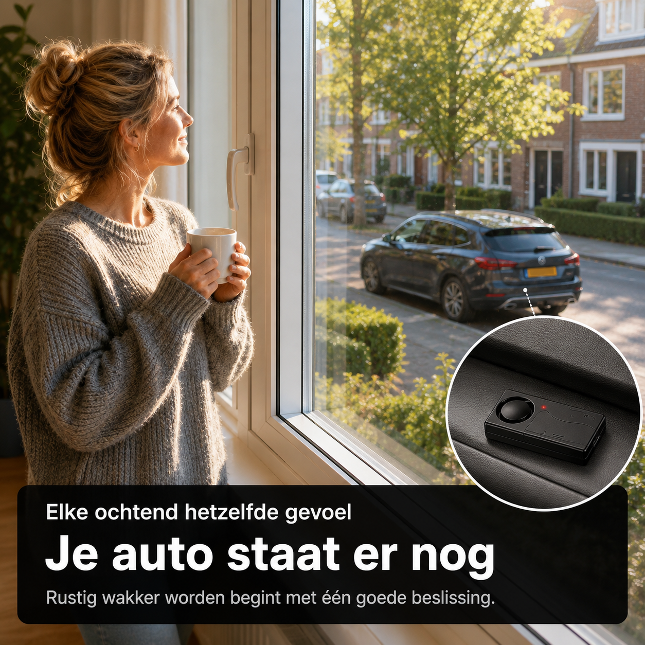 Wireless Car Alarm - Sleep soundly, knowing your car is protected