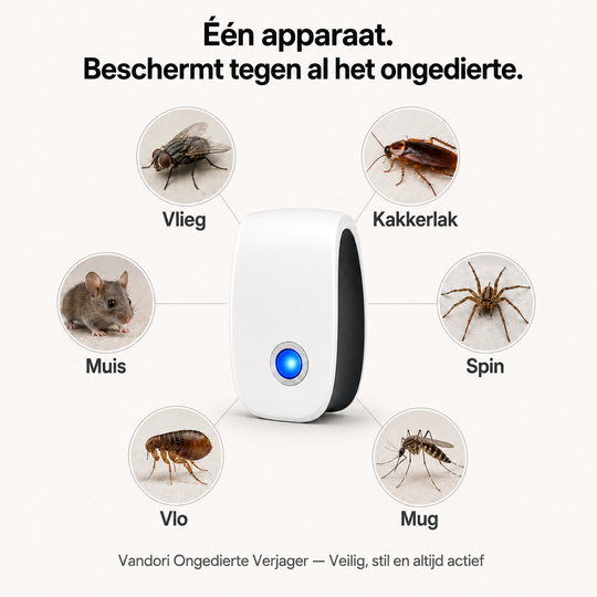 Ultrasone Ongedierte Verjager – Eindelijk rust in huis, zonder gif of vallen