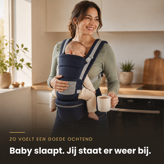 Babydrager 6-in-1 – Houd je baby dichtbij, je handen vrij en je rug ontlast