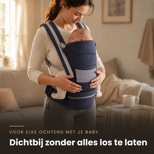 Babydrager 6-in-1 – Houd je baby dichtbij, je handen vrij en je rug ontlast