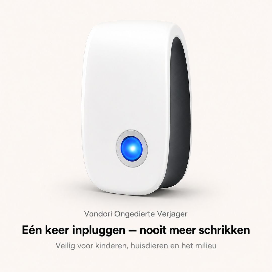 Ultrasone Ongedierte Verjager – Eindelijk rust in huis, zonder gif of vallen