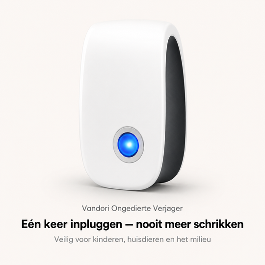 Ultrasone Ongedierte Verjager – Eindelijk rust in huis, zonder gif of vallen