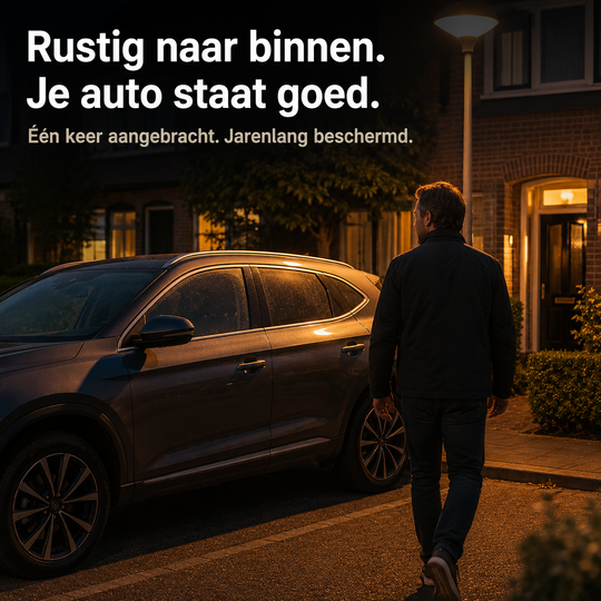 Veiligheidsfolie voor Autoramen – Houd gebroken glas op zijn plek bij een inbraakpoging