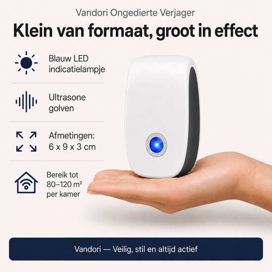 Ultrasone Ongedierte Verjager – Eindelijk rust in huis, zonder gif of vallen