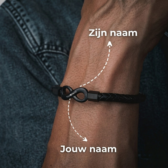 Infinity Armband voor Hem - Het perfecte symbool van eeuwige verbondenheid