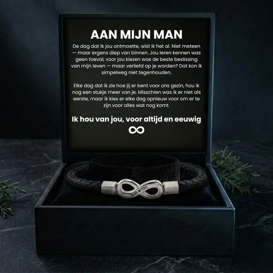 Infinity Armband voor Hem - Het perfecte symbool van eeuwige verbondenheid