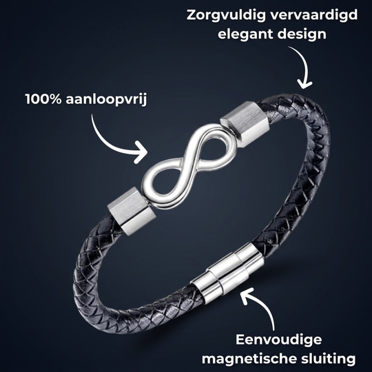Infinity Armband voor Hem - Het perfecte symbool van eeuwige verbondenheid