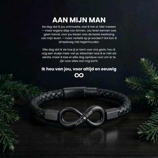 Infinity Armband voor Hem - Het perfecte symbool van eeuwige verbondenheid