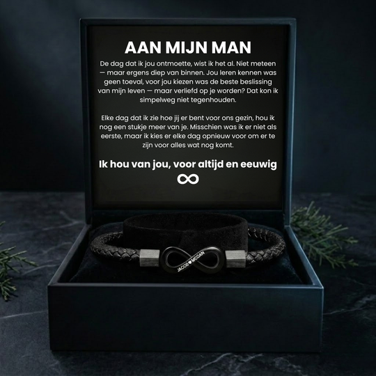 Infinity Armband voor Hem - Het perfecte symbool van eeuwige verbondenheid