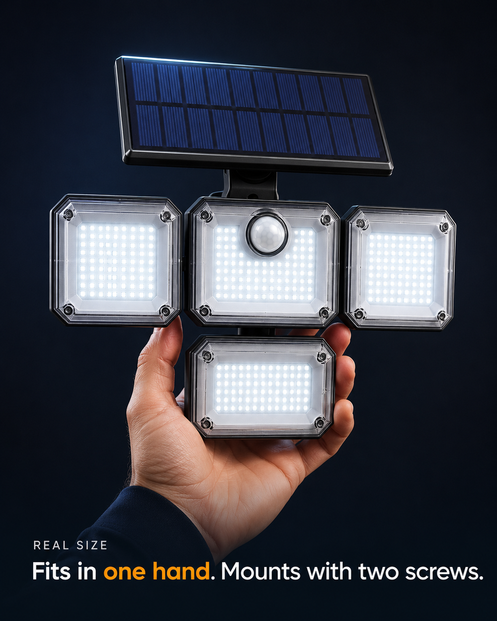 Solar Bewegingssensor Buitenlamp - Licht rond je huis, zonder één kabel