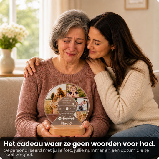 Herinneringslamp met Muziek - Bewaar jullie mooiste moment in warm licht