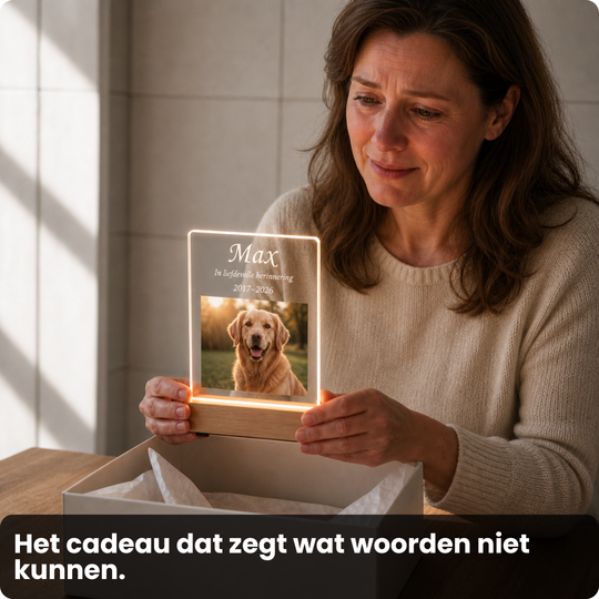 Gepersonaliseerd Huisdier Nachtlampje - Een blijvend eerbetoon aan jouw trouwe vriend