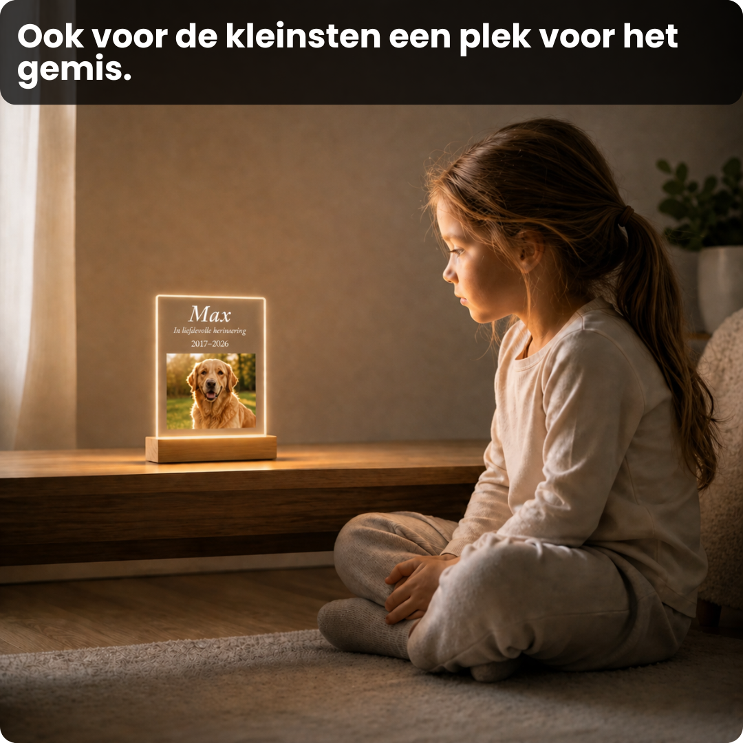 Gepersonaliseerd Huisdier Nachtlampje - Een blijvend eerbetoon aan jouw trouwe vriend