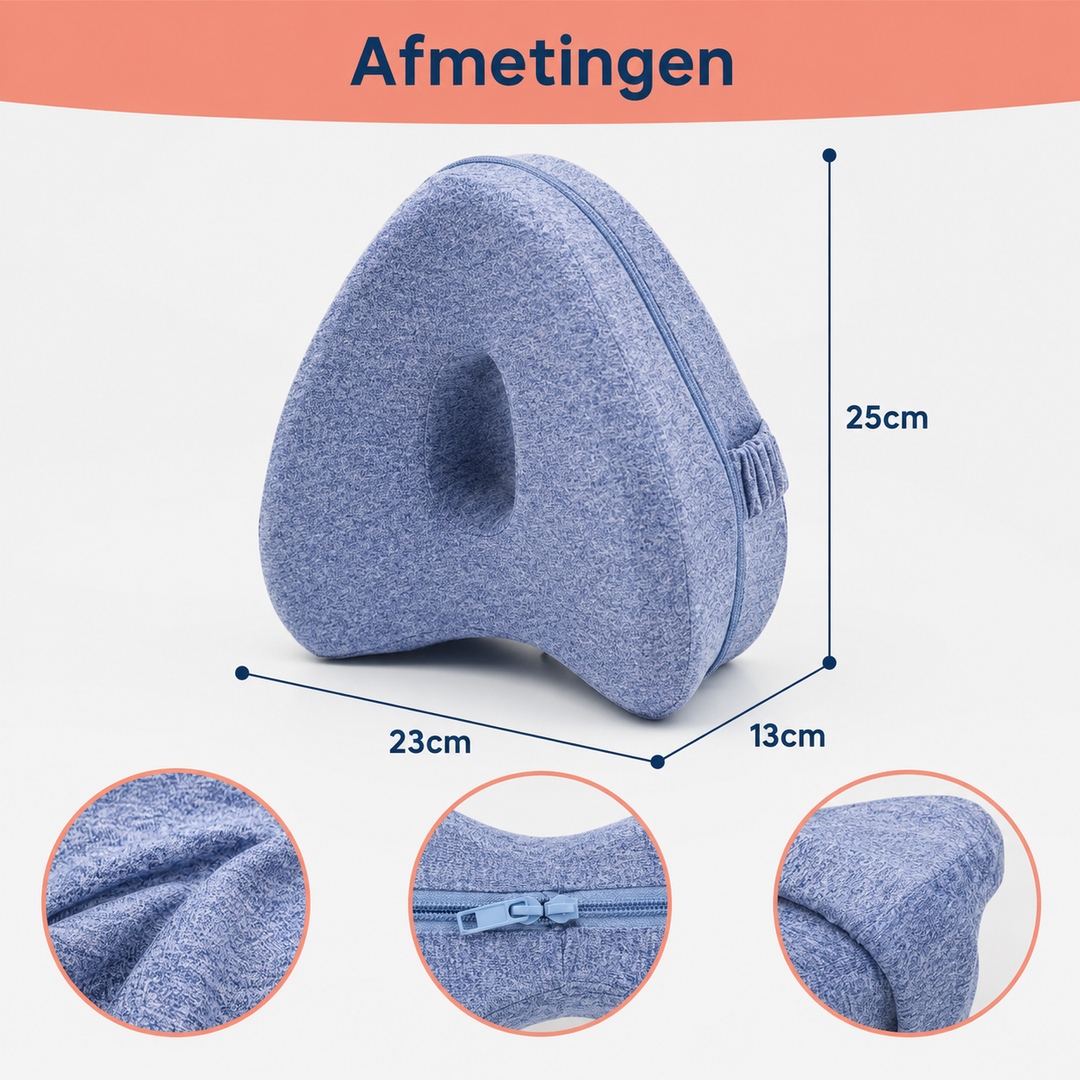 Ergonomisch Kniekussen - Voor eindelijk een nacht zonder woelen