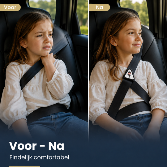 Gordelbeschermer (2x) voor Kinderen - Voor een veilig en rustig gevoel op elke rit