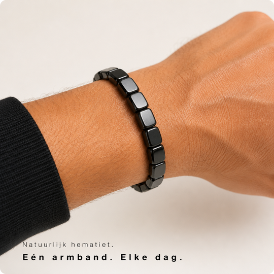 Hematiet Armband Heren - Voor een zelfverzekerde uitstraling elke dag