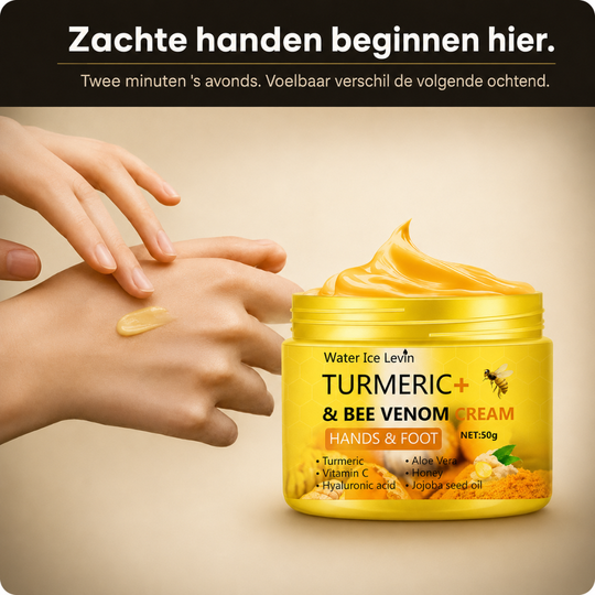 Kurkuma Voet- en Handcrème – Zachte, herstelde huid vanaf de eerste gebruik