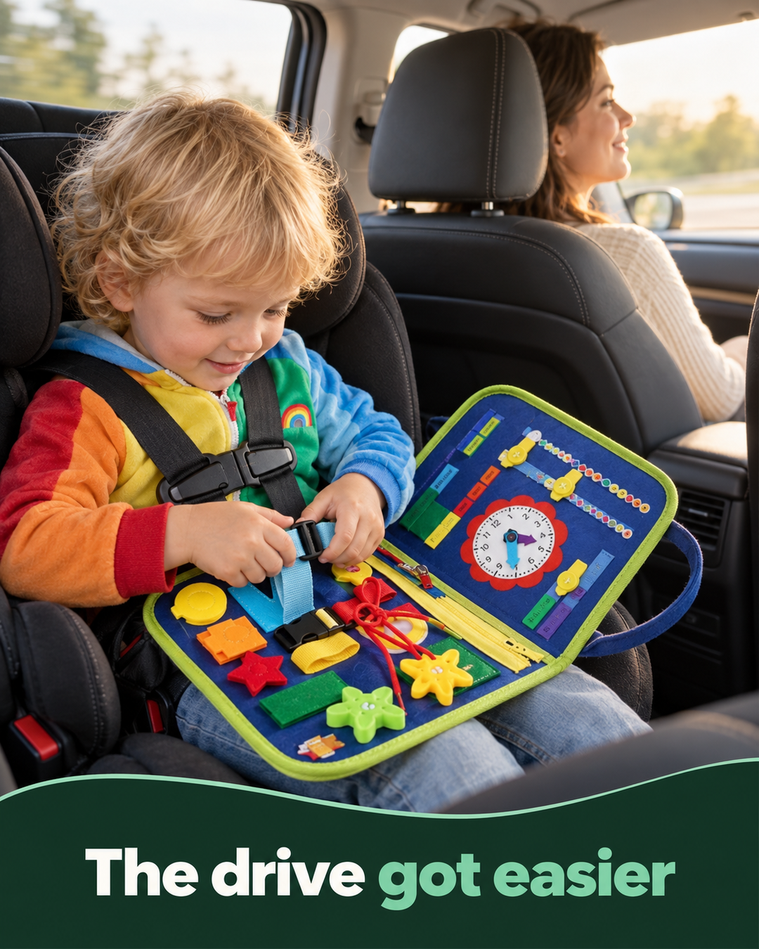 TravelPlay Board - Rustige ritten zonder scherm
