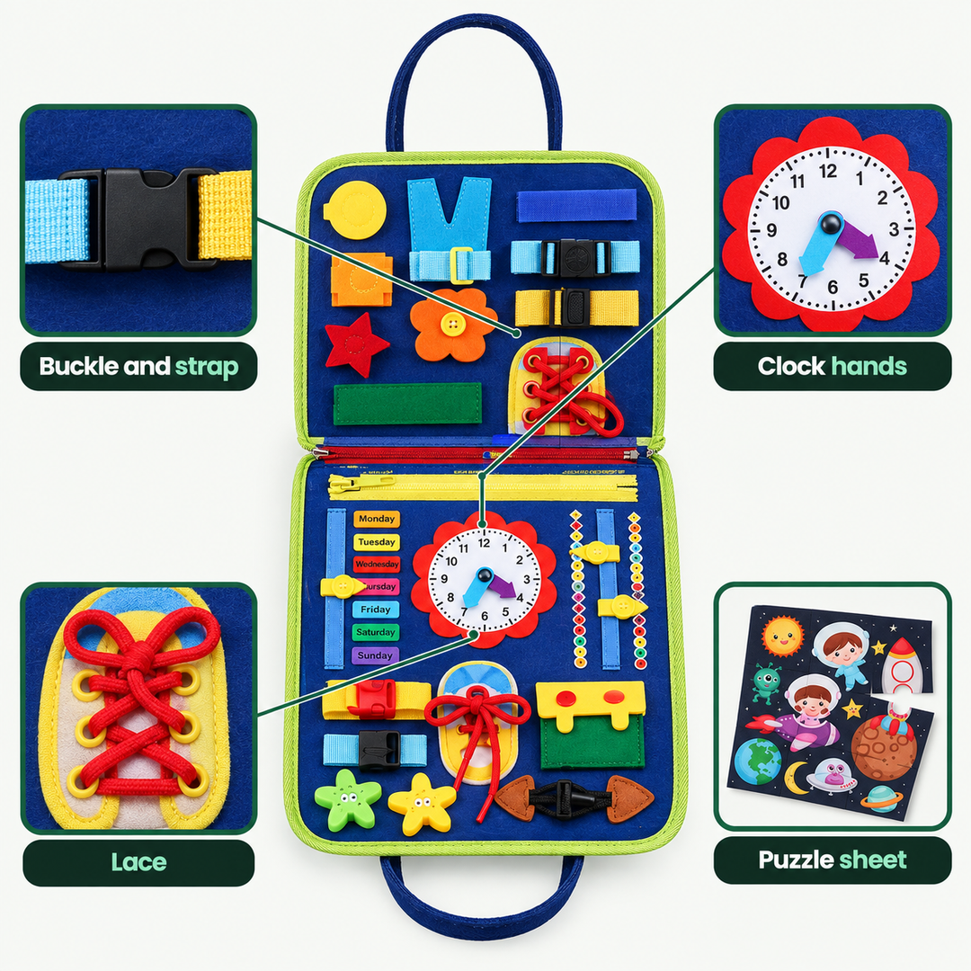 TravelPlay Board - Rustige ritten zonder scherm