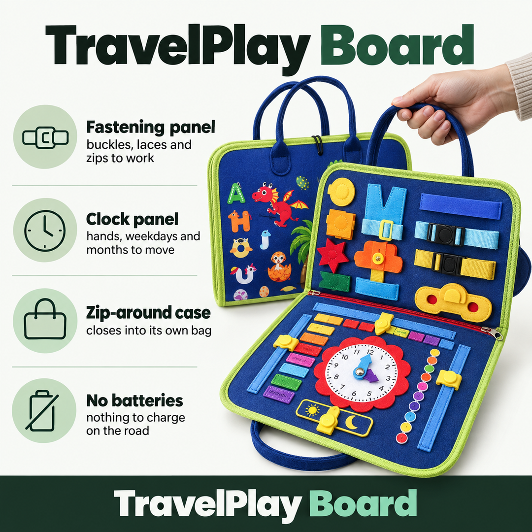 TravelPlay Board - Rustige ritten zonder scherm