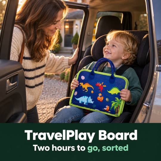 TravelPlay Board - Rustige ritten zonder scherm