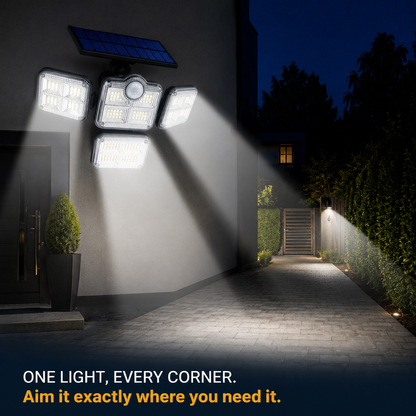 Solar Bewegingssensor Buitenlamp - Licht rond je huis, zonder één kabel
