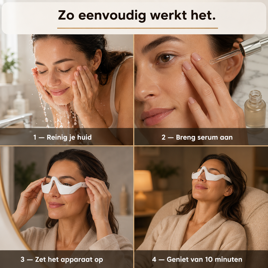 EMS Oogmassager - Voor een frissere blik na een lange dag
