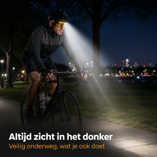 LED Veiligheidsbril - Altijd licht precies waar jij kijkt