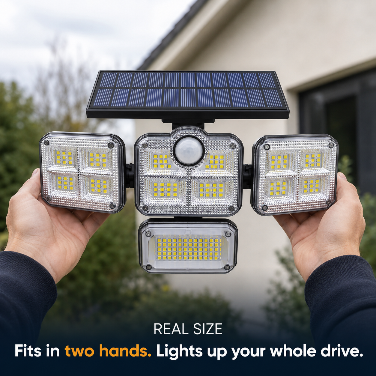 Solar Bewegingssensor Buitenlamp - Licht rond je huis, zonder één kabel
