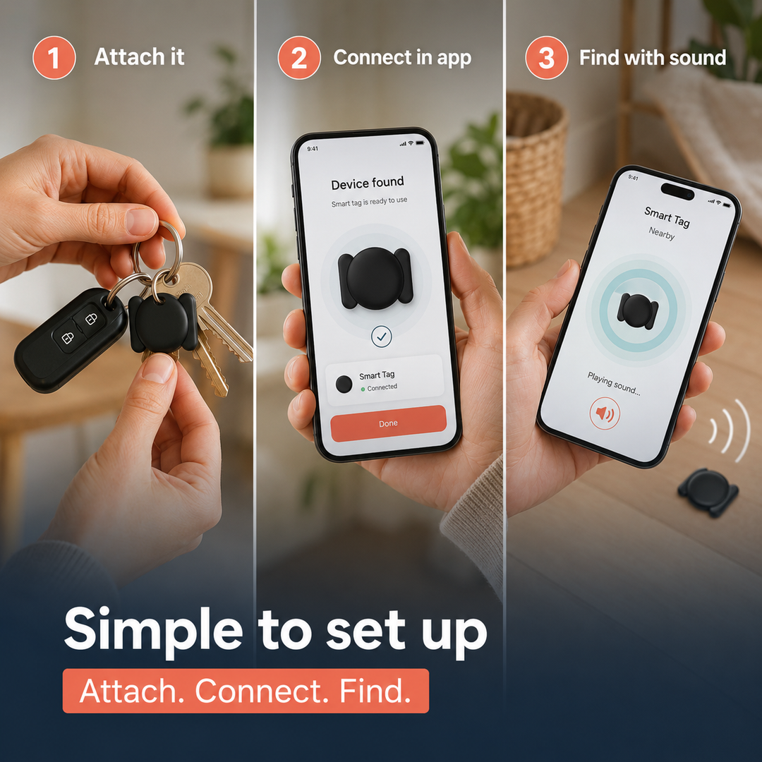 Magnetische Bluetooth Zoeker - Nooit meer paniek om kwijtgeraakte spullen