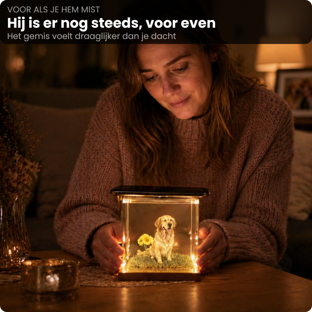 Hologram Huisdier Display - Zie jouw huisdier weer tot leven komen in 3D