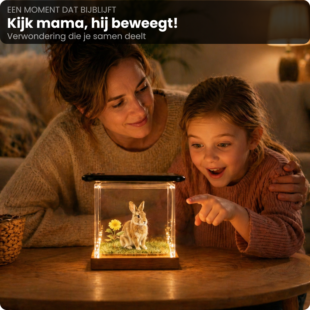 Hologram Huisdier Display - Zie jouw huisdier weer tot leven komen in 3D