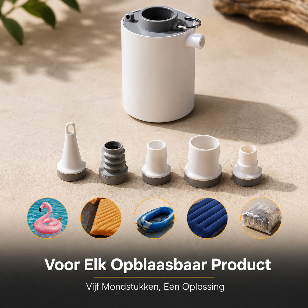 Compacte Luchtpomp - Binnen Seconden Klaar