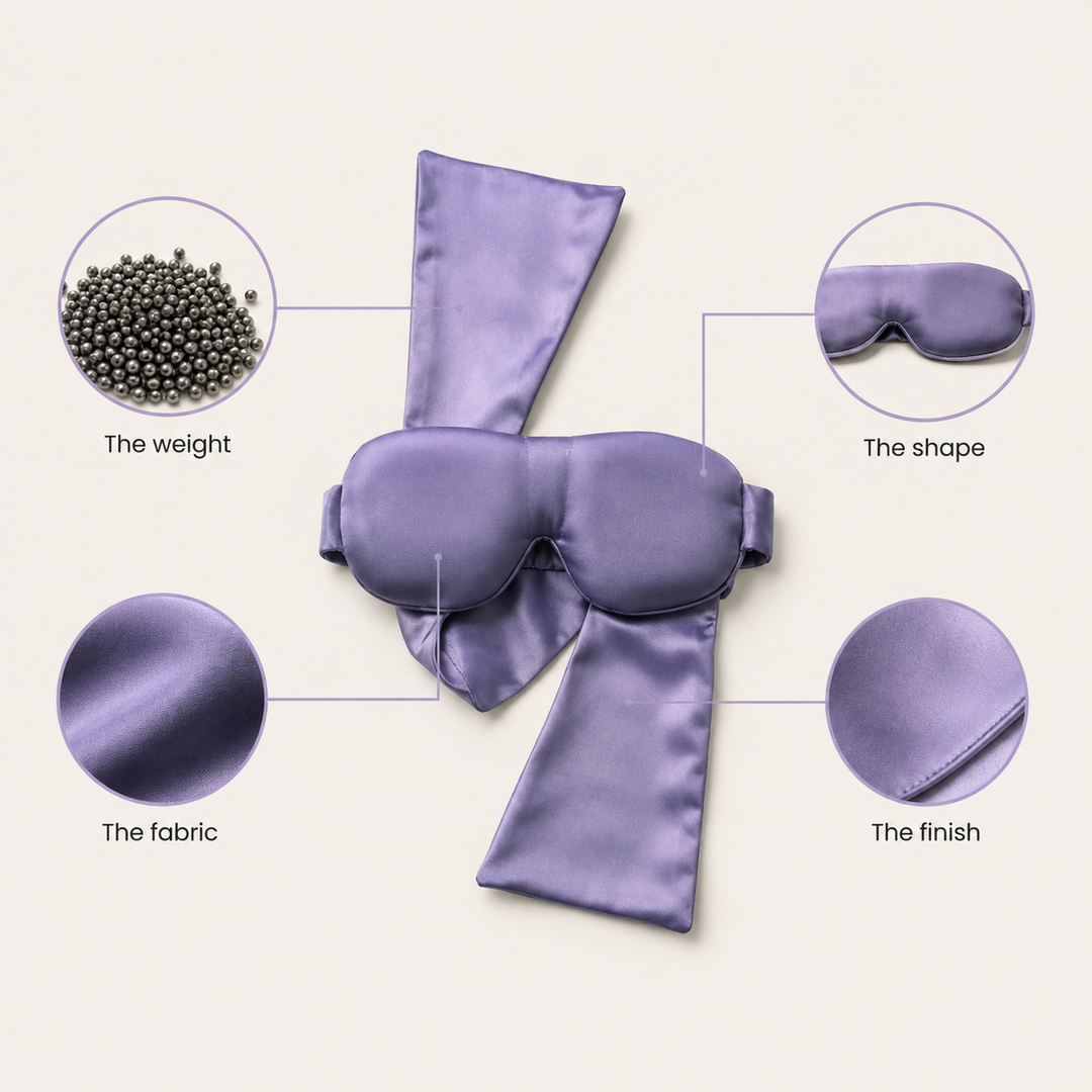 Weighted Sleep Mask – Gentle Weight and Darkness to Help You Unwind