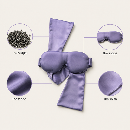 Weighted Sleep Mask – Gentle Weight and Darkness to Help You Unwind