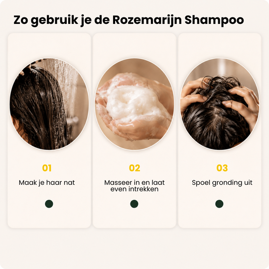 Rozemarijn Haargroei Shampoo met Keratine –  1+1 Gratis | Voor zichtbaar sterker, voller haar vanaf de eerste wasbeurt