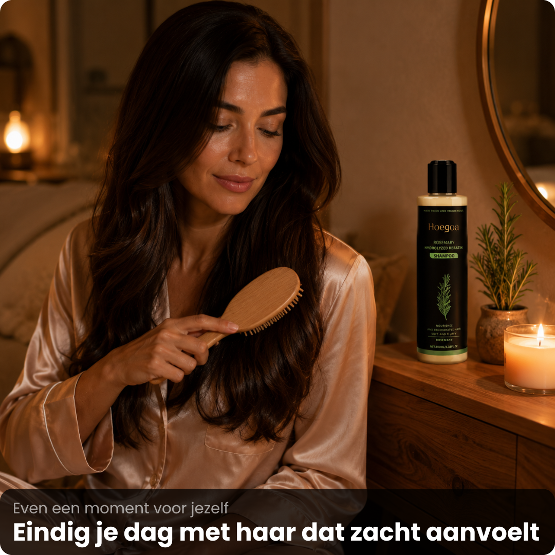 Rozemarijn Haargroei Shampoo met Keratine –  1+1 Gratis | Voor zichtbaar sterker, voller haar vanaf de eerste wasbeurt