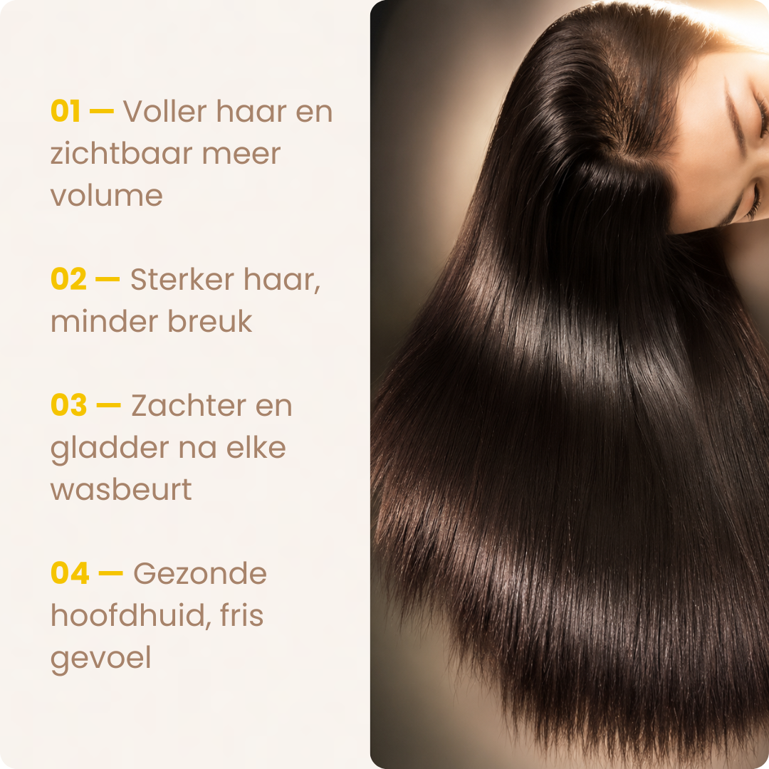 Rozemarijn Haargroei Shampoo met Keratine –  1+1 Gratis | Voor zichtbaar sterker, voller haar vanaf de eerste wasbeurt
