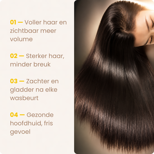 Rozemarijn Haargroei Shampoo met Keratine –  1+1 Gratis | Voor zichtbaar sterker, voller haar vanaf de eerste wasbeurt
