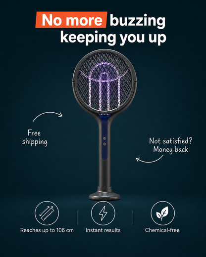Telescopic Fly Swatter - For peaceful evenings without buzzing mosquitoes