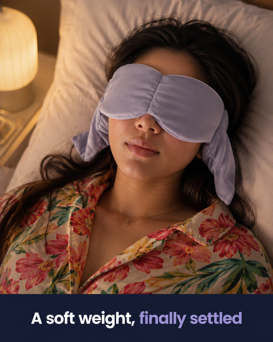 Weighted Sleep Mask – Gentle Weight and Darkness to Help You Unwind