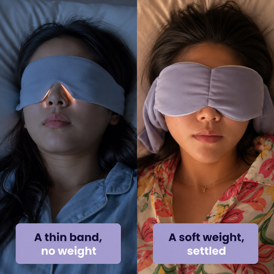 Weighted Sleep Mask – Gentle Weight and Darkness to Help You Unwind