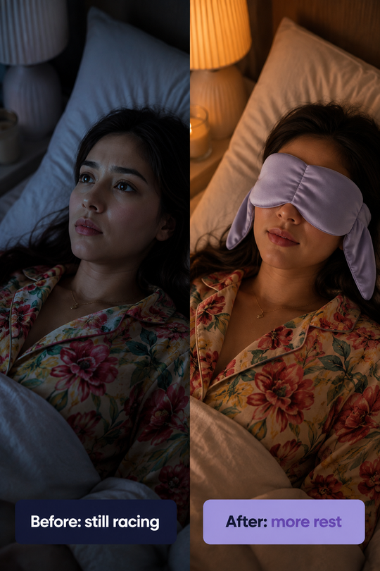 Weighted Sleep Mask – Gentle Weight and Darkness to Help You Unwind