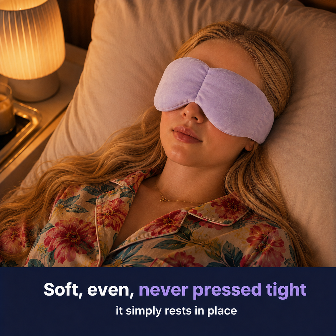 Weighted Sleep Mask – Gentle Weight and Darkness to Help You Unwind