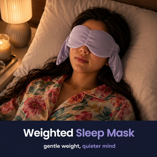 Weighted Sleep Mask – Gentle Weight and Darkness to Help You Unwind