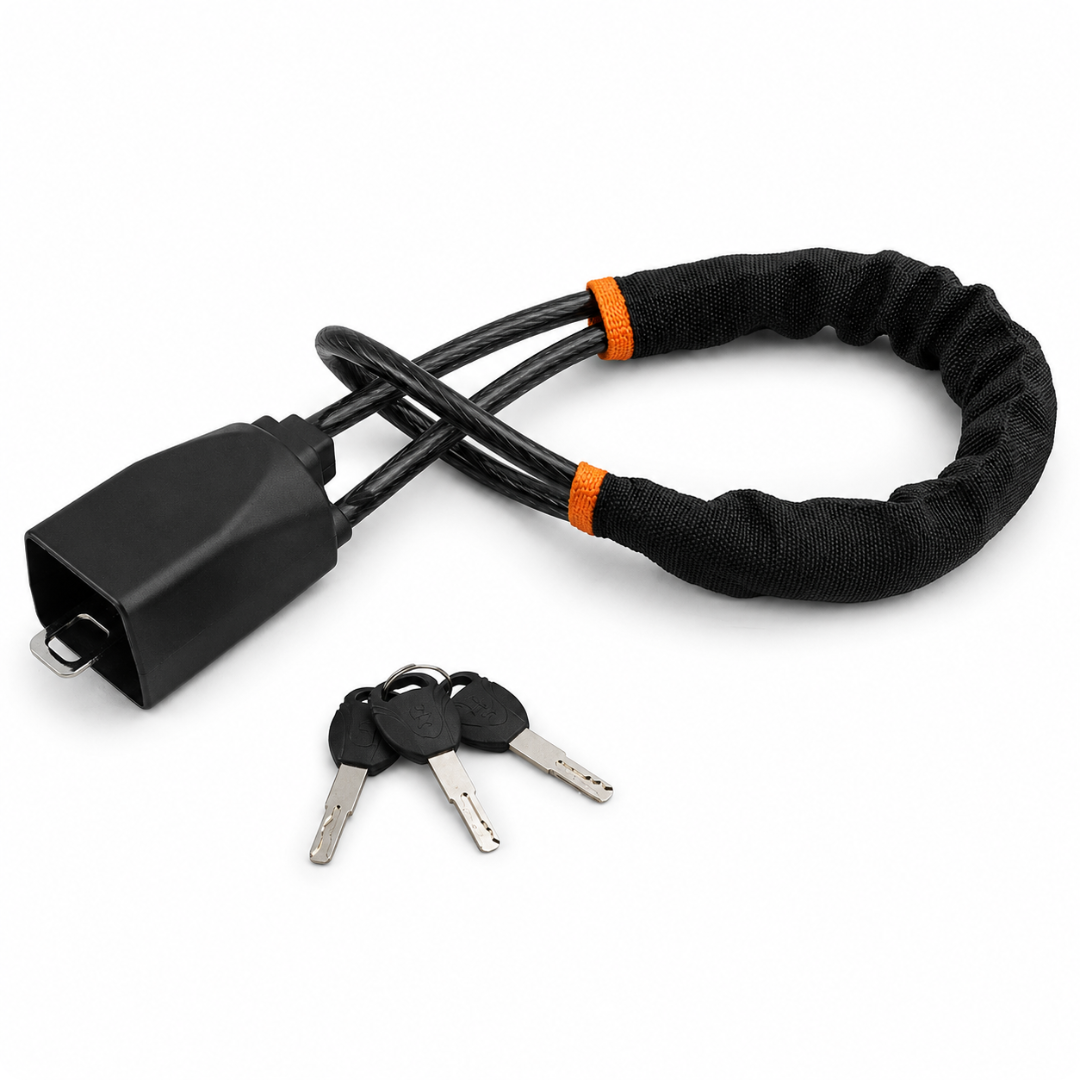 Steering Wheel Lock with Seatbelt Security – Lock your car in 10 seconds