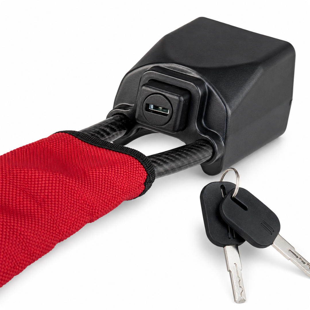 Steering Wheel Lock with Seatbelt Security – Lock your car in 10 seconds