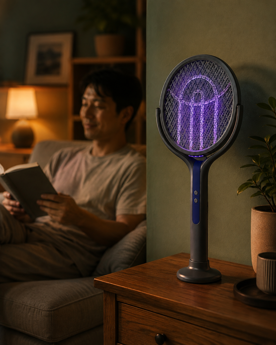 Telescopic Fly Swatter - For peaceful evenings without buzzing mosquitoes